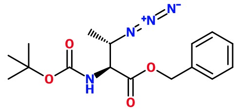MC085247 Benzyl(2S,3S)-3-azido-2-((tert-butoxycarbonyl)amino)butanoate (image for) MC085247 Benzyl(2S,3S)-3-azido-2-((tert-butoxycarbonyl)amino)butanoate